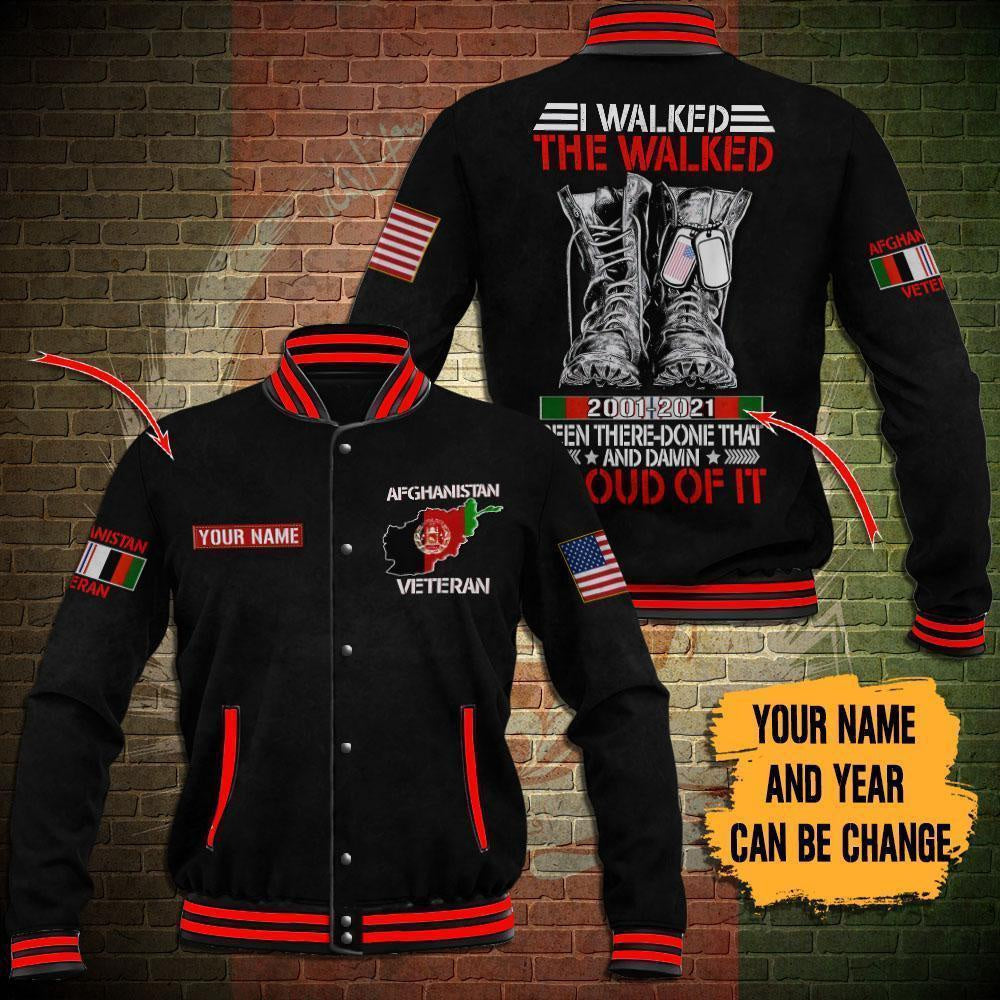 Afghanistan Personalized Afghanistan Veteran Of America, I Walked The Walk Been There Done That And Damn Proud Of It