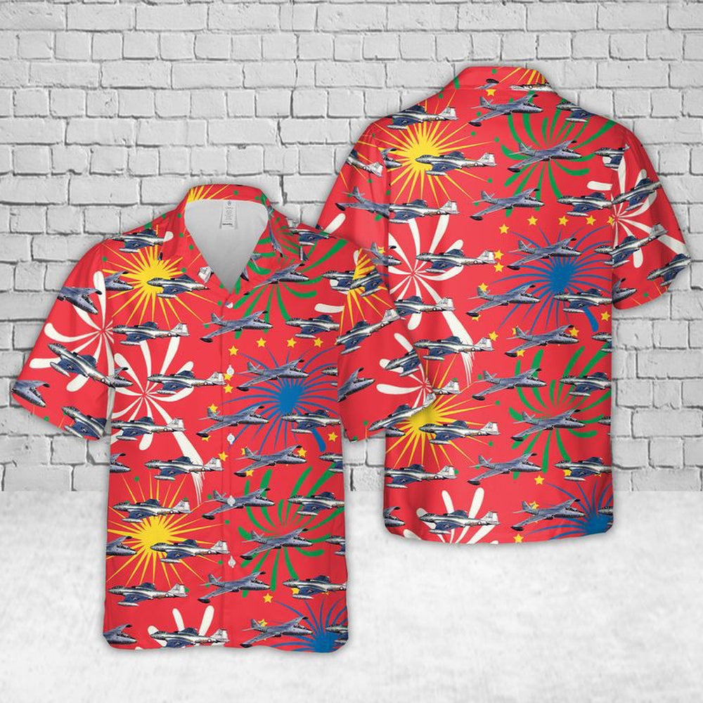 Air Force Hawaiian Shirt, B-57 Canberra US Air Force Hawaiian Shirt, Air Force Aloha Shirt