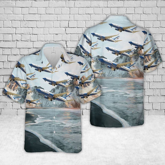 Air Force Hawaiian Shirt, District of Columbia Air National Guard Boeing C-40 Clipper Hawaiian Shirt, Air Force Aloha Shirt