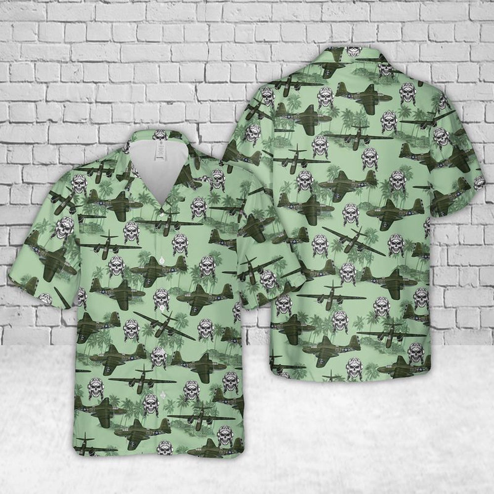 Air Force Hawaiian Shirt, Douglas A-20G Havoc US Air Force Hawaiian Shirt, Air Force Aloha Shirt