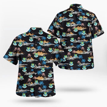 Air Force Hawaiian Shirt, Florida Air National Guard 125th Fighter Wing F-15CD Eagle Hawaiian Shirt, Air Force Aloha Shirt
