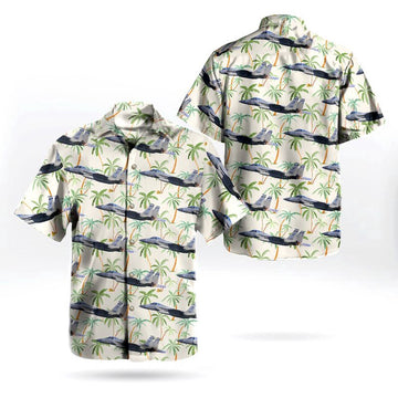 Air Force Hawaiian Shirt, Florida Air National Guard 125th Fighter Wing McDonnell Douglas F-15C Eagle Hawaiian Shirt, Air Force Aloha Shirt