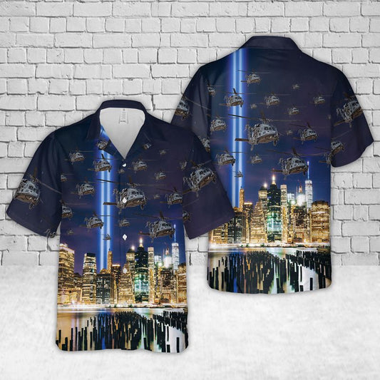 Air Force Hawaiian Shirt, HH-60G Pave Hawks of the 106th Rescue Wing New York Air National Guard Hawaiian Shirt, Air Force Aloha Shirt