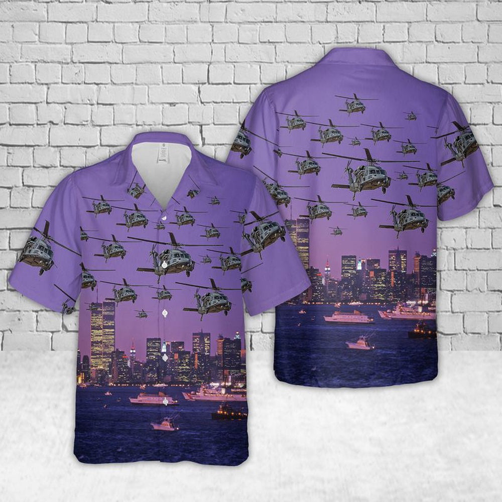 Air Force Hawaiian Shirt, HH-60G Pave Hawks of the 106th Rescue Wing New York Air National Guard Hawaiian Shirts, Air Force Aloha Shirt