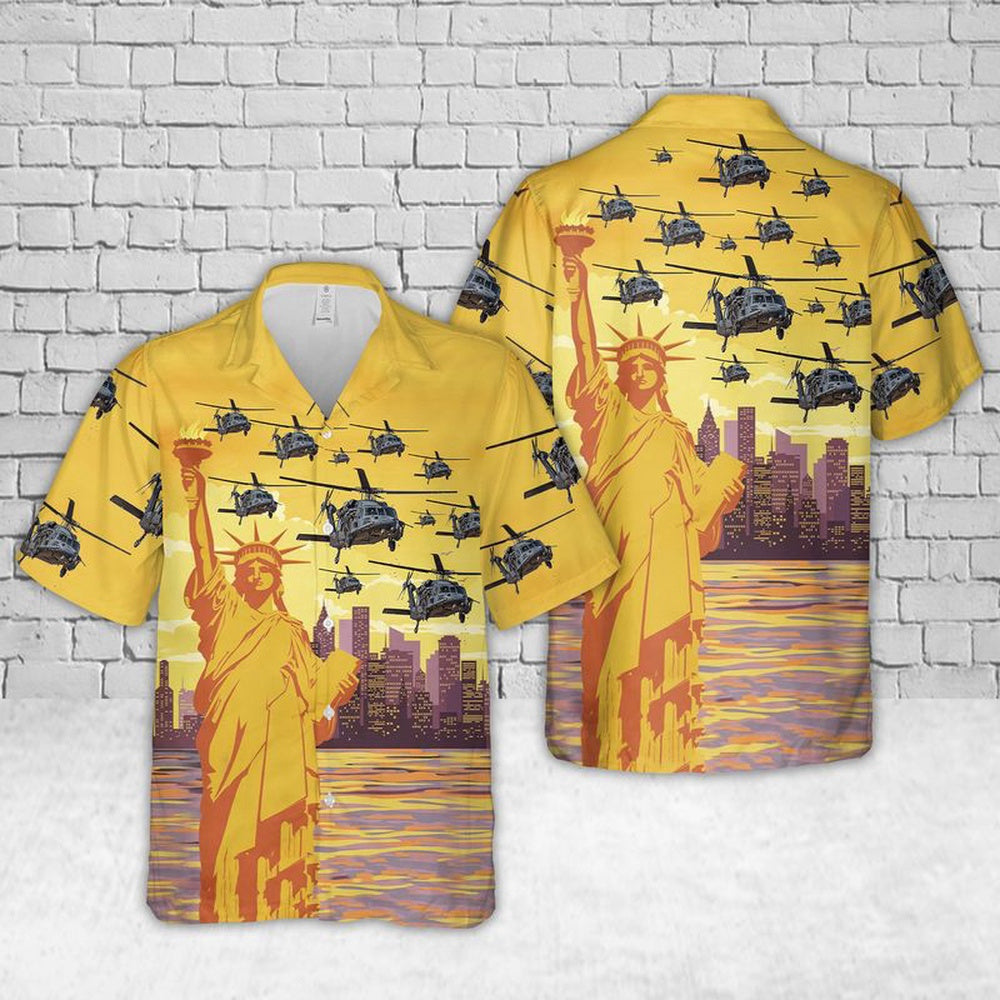 Air Force Hawaiian Shirt, HH-60G Pavehawk New York Air National Guard Hawaiian Shirt, Air Force Aloha Shirt