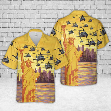 Air Force Hawaiian Shirt, HH-60G Pavehawk New York Air National Guard Hawaiian Shirt, Air Force Aloha Shirt