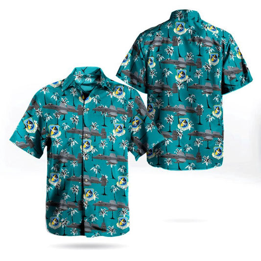 Air Force Hawaiian Shirt, Indiana Air National Guard 122nd Fighter Wing Fairchild A-10C Thunderbolt II Hawaiian Shirt, Air Force Aloha Shirt