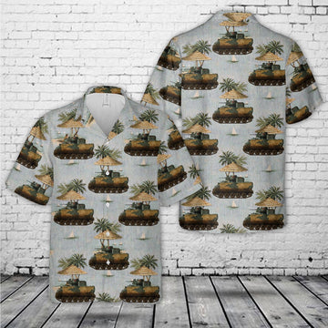 Air Force Hawaiian Shirt, M113A1 ACAV of the US Air Force in Vietnam Hawaiian Shirt, Air Force Aloha Shirt