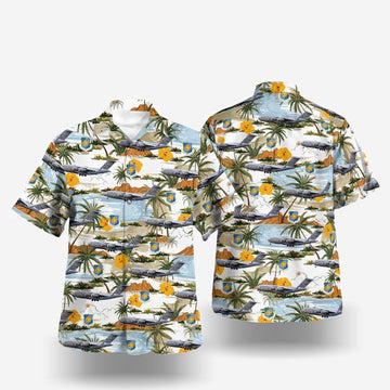 Air Force Hawaiian Shirt, Mississippi Air National Guard 172nd Airlift Wing Boeing C-17 Globemaster III Hawaiian Shirt, Air Force Aloha Shirt