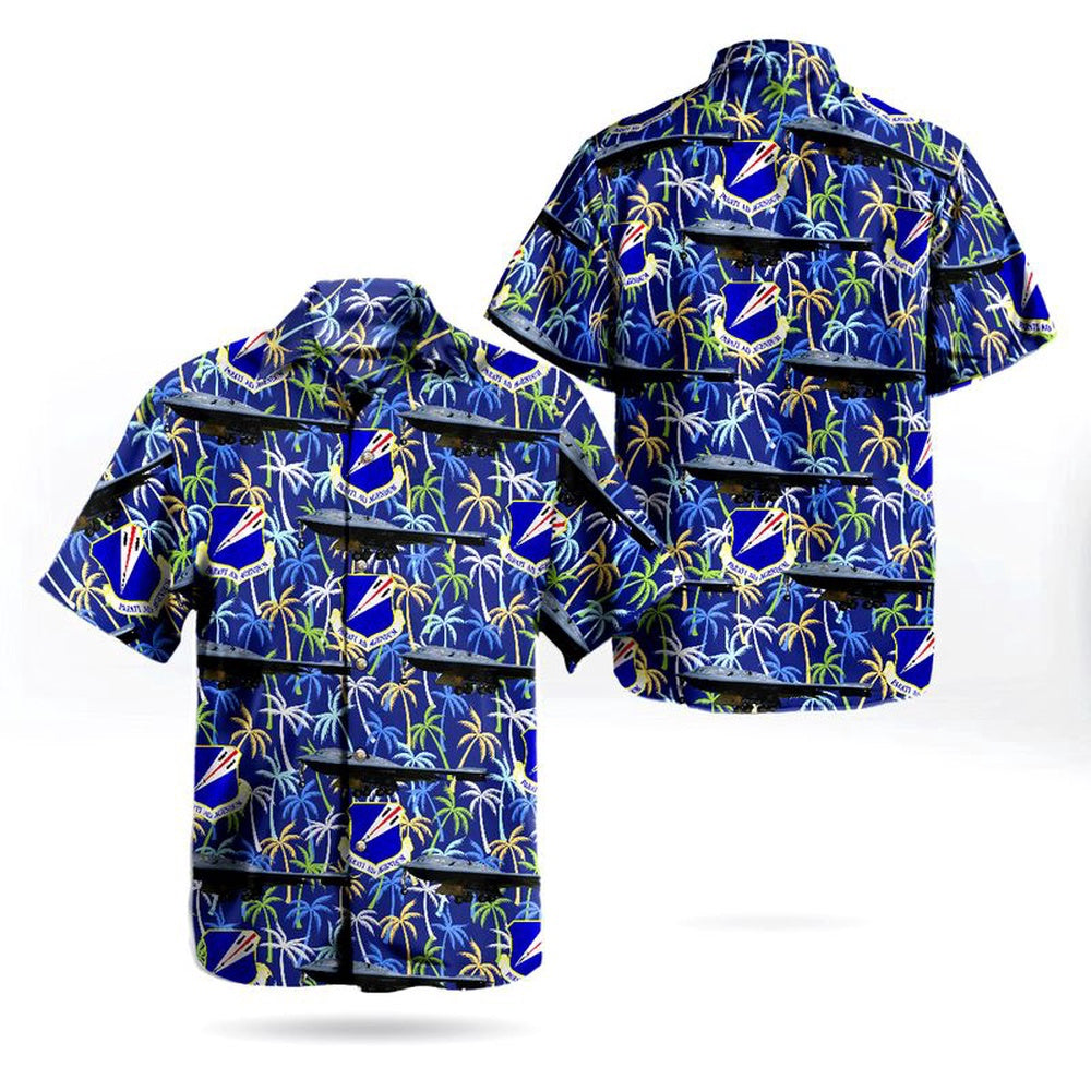 Air Force Hawaiian Shirt, Missouri Air National Guard 131st Bomb Wing Northrop Grumman B-2 Spirit Hawaiian Shirt, Air Force Aloha Shirt