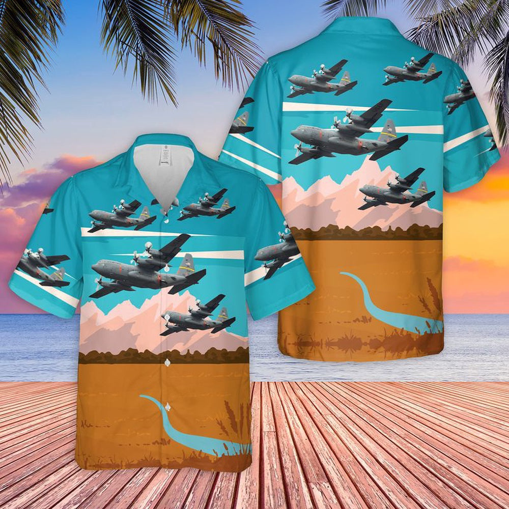 Air Force Hawaiian Shirt, USAF Wyoming Air National Guard 153rd Airlift Wing Hawaiian Shirt, Air Force Aloha Shirt