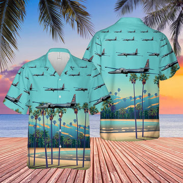 Air Force Hawaiian Shirt, US Air Force 1st Reconnaissance Squadron Lockheed U-2S Hawaiian Shirt, Air Force Aloha Shirt