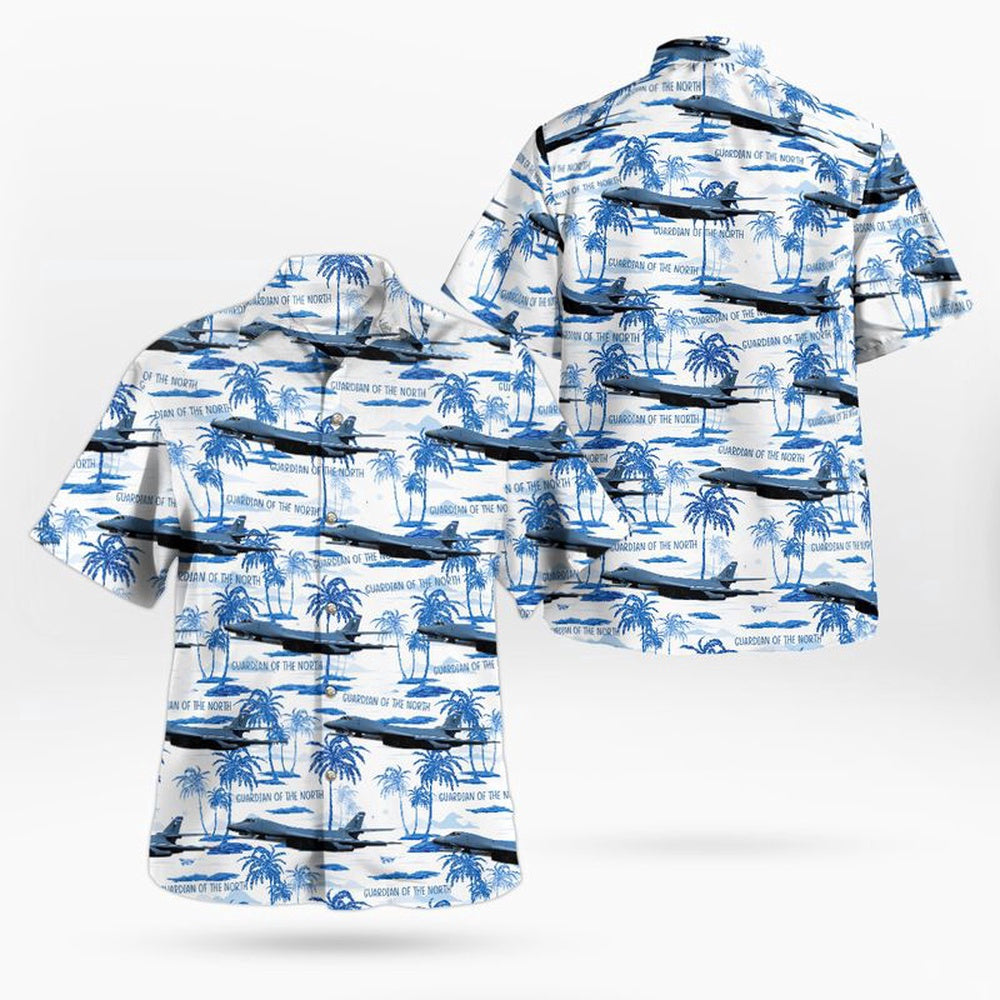 Air Force Hawaiian Shirt, US Air Force 28th Bomb Wing Rockwell B-1B Lancer Hawaiian Shirt, Air Force Aloha Shirt