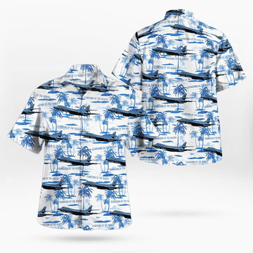 Air Force Hawaiian Shirt, US Air Force 28th Bomb Wing Rockwell B-1B Lancer Hawaiian Shirt, Air Force Aloha Shirt