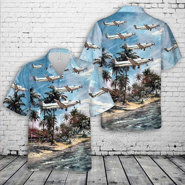 Air Force Hawaiian Shirt, US Air Force 318th Special Operations Squadron Pilatus U-28A (PC12-45) 05-0594 Hawaiian Shirt, Air Force Aloha Shirt