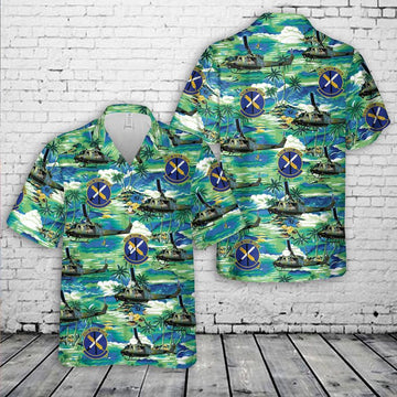 Air Force Hawaiian Shirt, US Air Force 40th Helicopter Squadron UH-1N Huey Hawaiian Shirt, Air Force Aloha Shirt