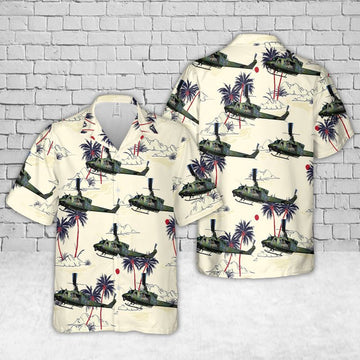 Air Force Hawaiian Shirt, US Air Force 40th Helicopter Squadron UH-1N Huey Hawaiian Shirts, Air Force Aloha Shirt