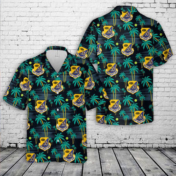 Air Force Hawaiian Shirt, US Air Force 450th Intelligence Squadron Hawaiian Shirt, Air Force Aloha Shirt