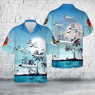 Air Force Hawaiian Shirt, US Air Force 49th Intelligence Squadron RC-135 Hawaiian Shirts, Air Force Aloha Shirt