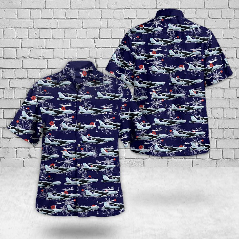 Air Force Hawaiian Shirt, US Air Force 49th Test and Evaluation Squadron B-52 Hawaiian Shirt, Air Force Aloha Shirt
