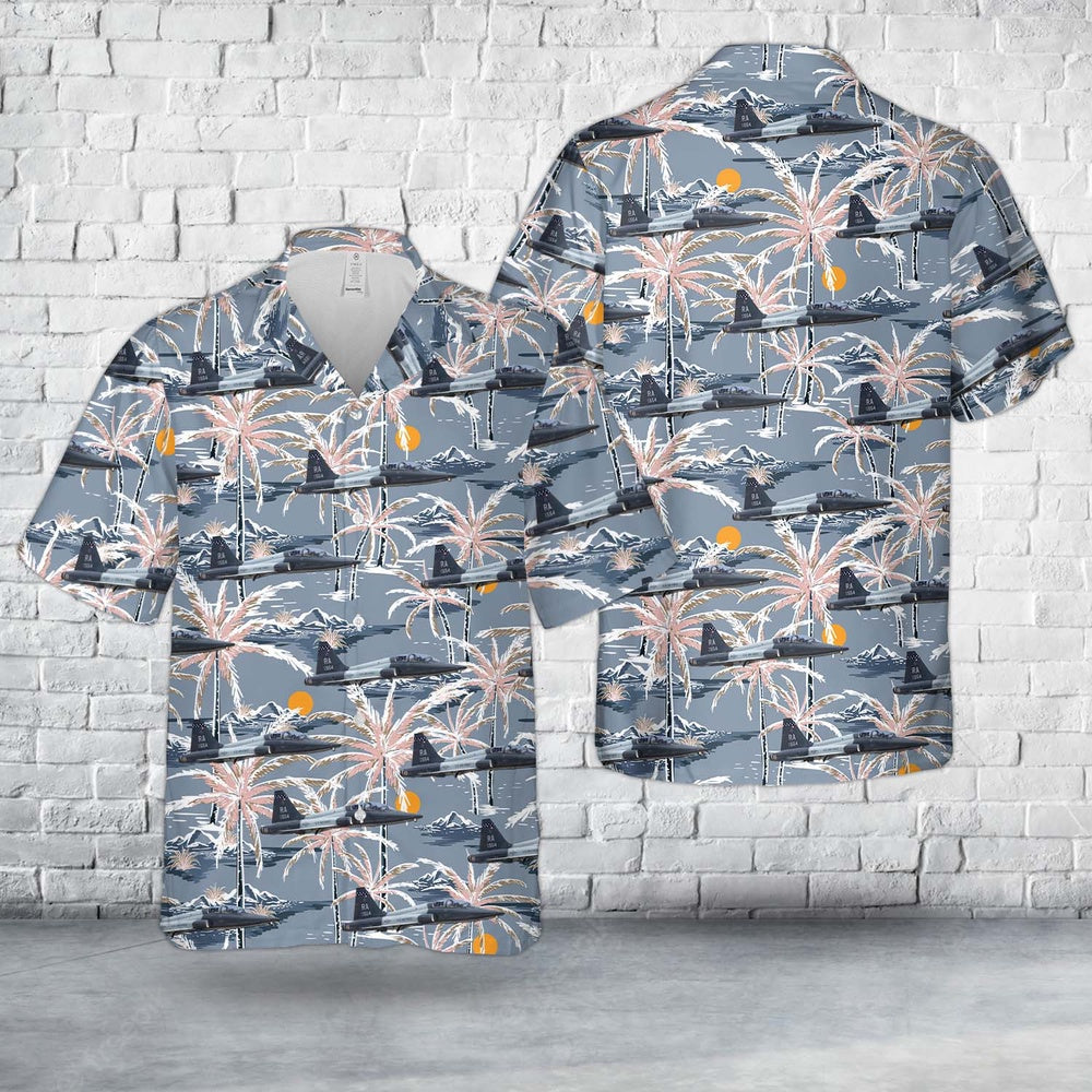 Air Force Hawaiian Shirt, US Air Force 575th AMXS T-38C Talon Hawaiian Shirt, Air Force Aloha Shirt