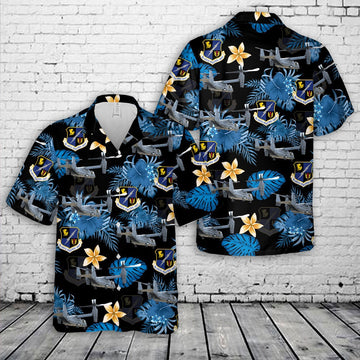 Air Force Hawaiian Shirt, US Air Force 752nd Special Operations Group CV-22 Osprey Hawaiian Shirt, Air Force Aloha Shirt