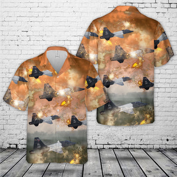 Air Force Hawaiian Shirt, US Air Force 87th Flying Training Squadron T-38s Hawaiian Shirt, Air Force Aloha Shirt