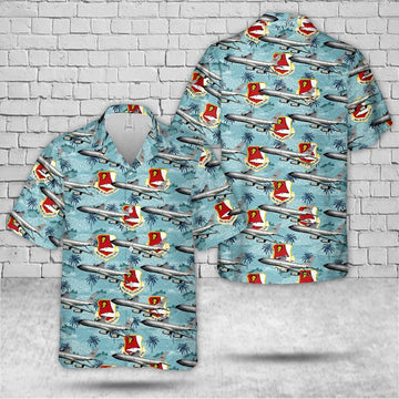 Air Force Hawaiian Shirt, US Air Force 940th Air Refueling Wing Boeing KC-135E Stratotanker (sn 57-1504) Hawaiian Shirt, Air Force Aloha Shirt