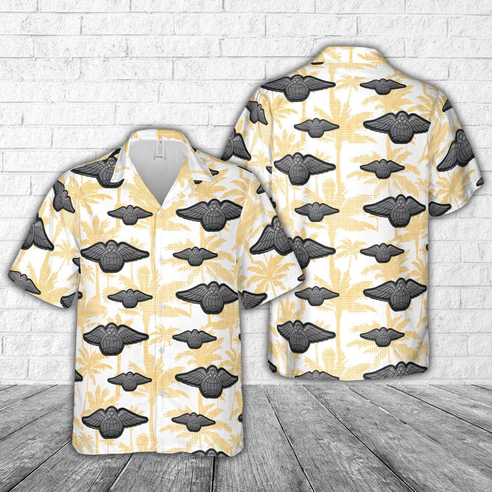 Air Force Hawaiian Shirt, US Air Force Angel of Mercy Rescue Wings Hawaiian Shirt, Air Force Aloha Shirt