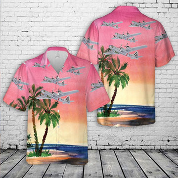 Air Force Hawaiian Shirt, US Air Force B-29 Superfortress Bockscar Hawaiian Shirt, Air Force Aloha Shirt