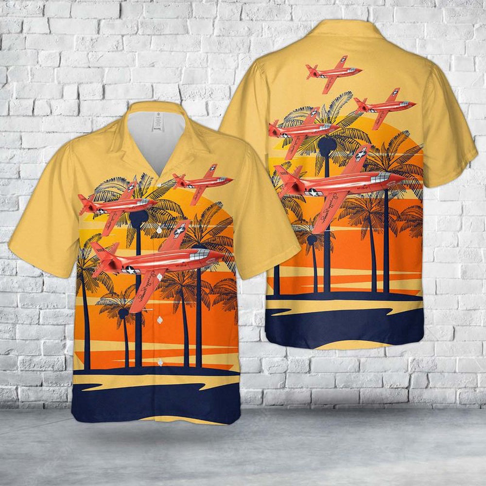 Air Force Hawaiian Shirt, US Air Force Bell X-1 Hawaiian Shirt, Air Force Aloha Shirt