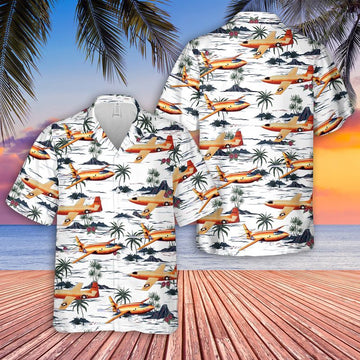 Air Force Hawaiian Shirt, US Air Force Bell X-1 X-1 Glamorous Glennis Hawaiian Shirt, Air Force Aloha Shirt