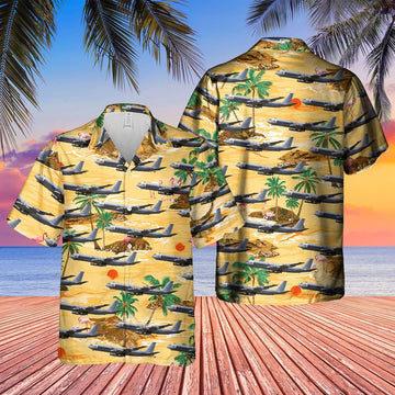 Air Force Hawaiian Shirt, US Air Force Boeing 707-321B Hawaiian Shirt, Air Force Aloha Shirt