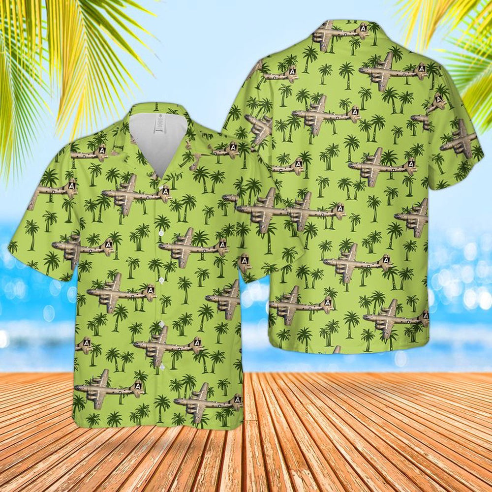 Air Force Hawaiian Shirt, US Air Force Boeing B-29 Superfortress Of World War 2 Hawaiian Shirt, Air Force Aloha Shirt