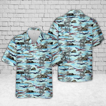 Air Force Hawaiian Shirt, US Air Force Boeing C-137 Stratoliner Hawaiian Shirt, Air Force Aloha Shirt