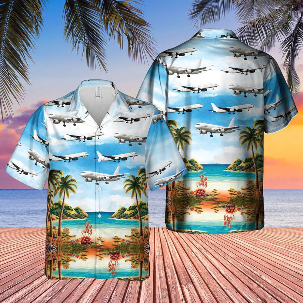 Air Force Hawaiian Shirt, US Air Force Boeing C-32B Hawaiian Shirt, Air Force Aloha Shirt