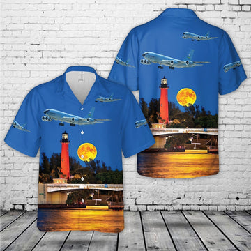 Air Force Hawaiian Shirt, US Air Force Boeing KC-135R Rivet StandRivet Quick Hawaiian Shirt, Air Force Aloha Shirt