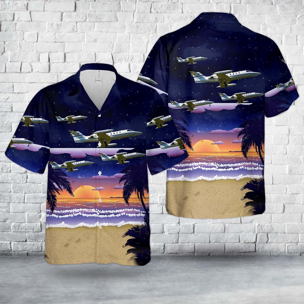 Air Force Hawaiian Shirt, US Air Force C-21A Learjets Hawaiian Shirt, Air Force Aloha Shirt