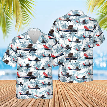 Air Force Hawaiian Shirt, US Air Force Civil Air Patrol Cessna 172P Skyhawk Hawaiian Shirt, Air Force Aloha Shirt