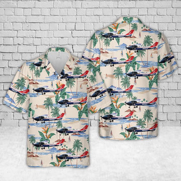 Air Force Hawaiian Shirt, US Air Force Civil Air Patrol Cessna 182T Skylane Hawaiian Shirt, Air Force Aloha Shirt