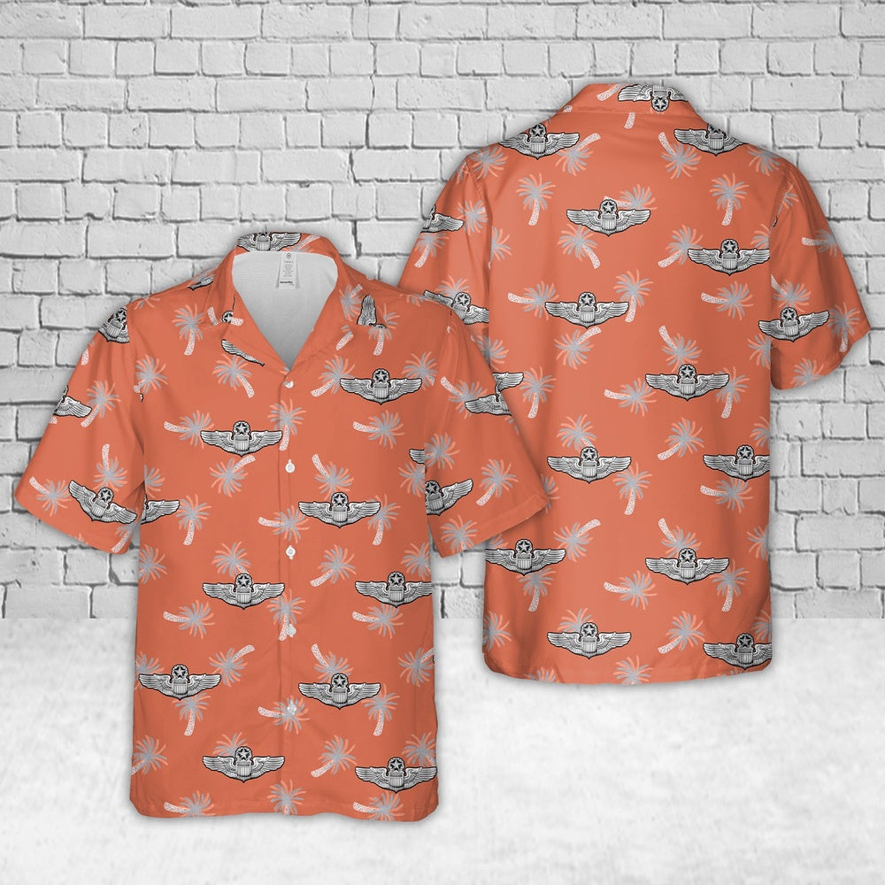 Air Force Hawaiian Shirt, US Air Force Command Pilots Wings Hawaiian Shirt, Air Force Aloha Shirt