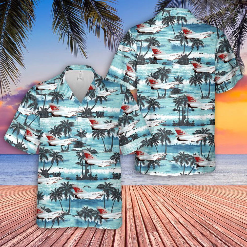 Air Force Hawaiian Shirt, US Air Force F-106A of the 87th FIS Hawaiian Shirt, Air Force Aloha Shirt