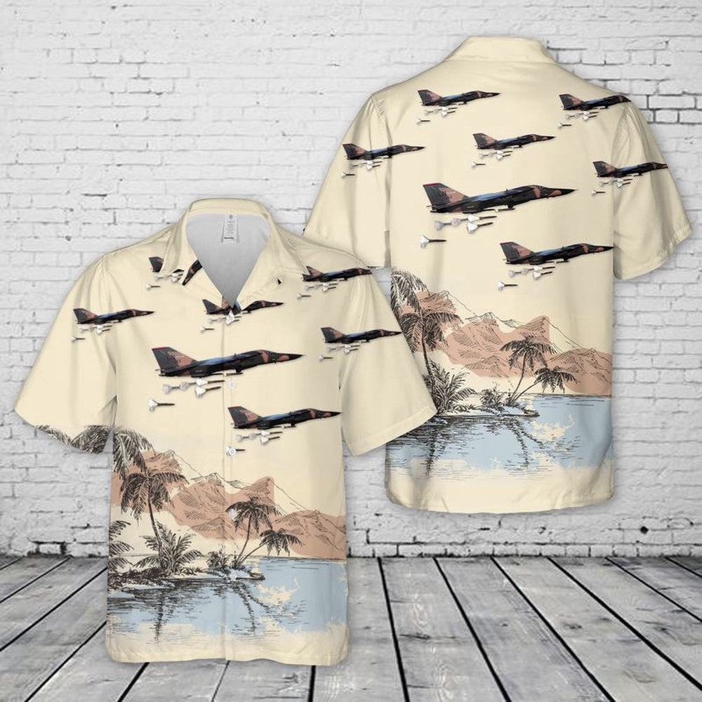 Air Force Hawaiian Shirt, US Air Force F-111 Aardvark Hawaiian Shirt, Air Force Aloha Shirt