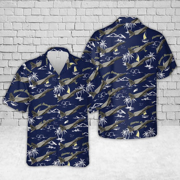 Air Force Hawaiian Shirt, US Air Force F-15C Eagle Massachusetts Air National Guard Hawaiian Shirt, Air Force Aloha Shirt
