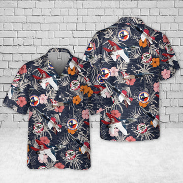 Air Force Hawaiian Shirt, US Air Force F-16 Fighting Falcon 457th Fighter Squadron Pocket Hawaiian Shirt, Air Force Aloha Shirt