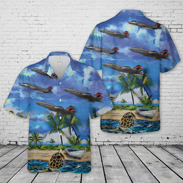 Air Force Hawaiian Shirt, US Air Force F-35A Lightning II AF-01 Hawaiian Shirt, Air Force Aloha Shirt