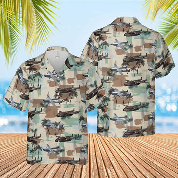 Air Force Hawaiian Shirt, US Air Force Fairchild AC-119 Hawaiian Shirt, Air Force Aloha Shirt