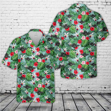 Air Force Hawaiian Shirt, US Air Force Flight Engineer Wings (Master) Hawaiian Shirt, Air Force Aloha Shirt