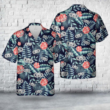 Air Force Hawaiian Shirt, US Air Force Force Protection Badge Hawaiian Shirt, Air Force Aloha Shirt