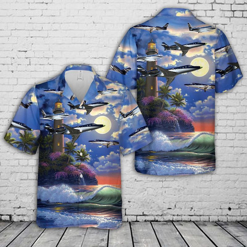 Air Force Hawaiian Shirt, US Air Force Gulfstream G100 Hawaiian Shirt, Air Force Aloha Shirt